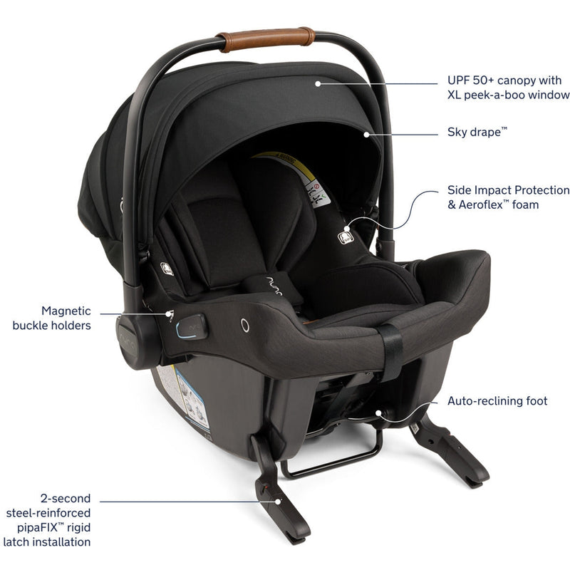 Nuna DEMI Next with Travel Board + PIPA Urbn Travel System