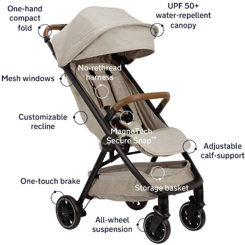 Nuna TRVL Stroller + Carry Bag