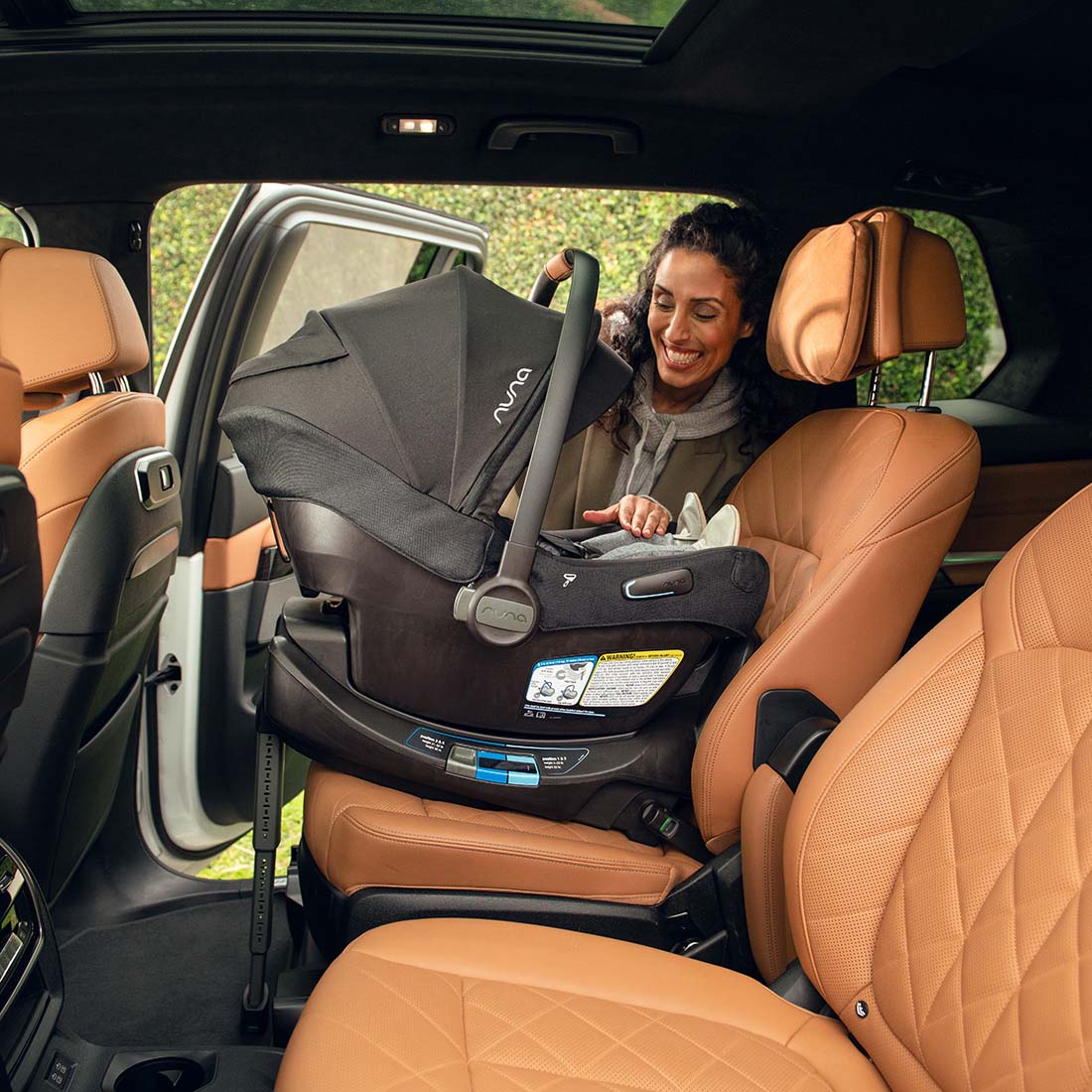 Nuna PIPA Infant Car Seat displayed at Kids N Cribs Bay Area showroom