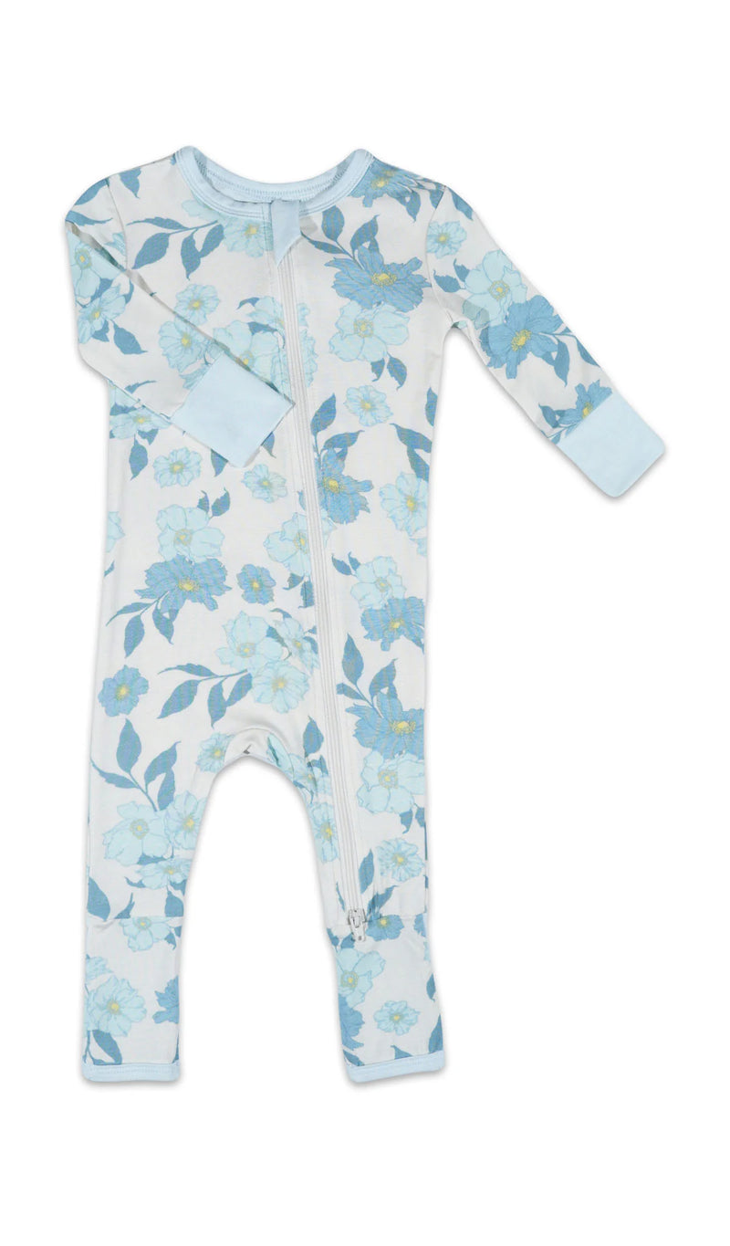 Everly Grey Periwinkle Convertible Romper