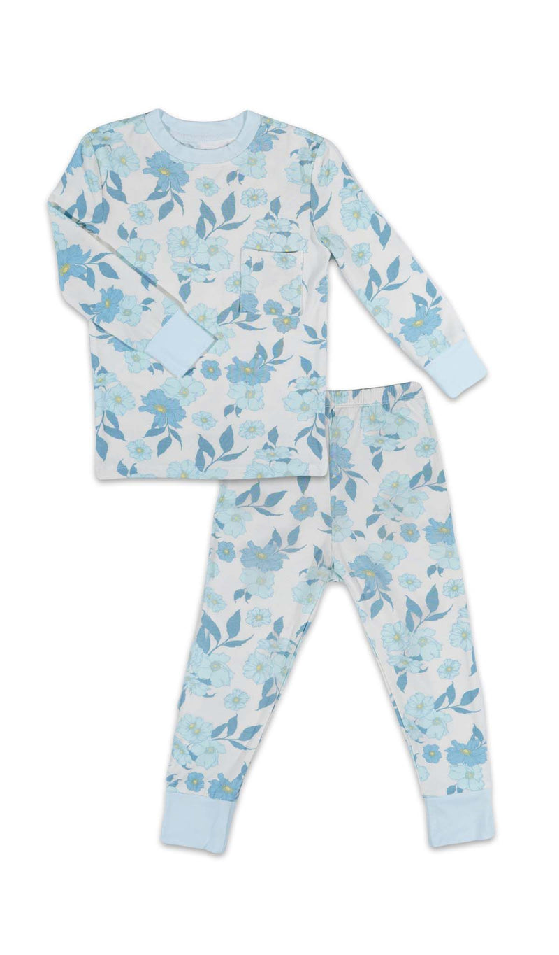 Everly Grey Periwinkle Emerson Kids Pajama Pant Set