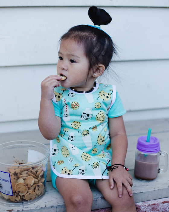 BapronBaby Cookies & Milk Toddler Bapron, 6M - 3T