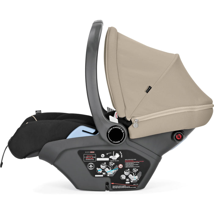 Peg Perego Primo Viaggio Lounge Infant Car Seat + Load Leg Base