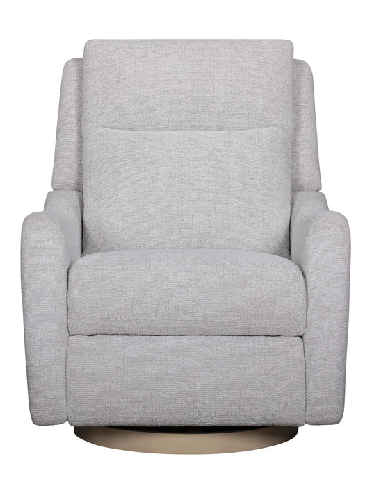 Quinn power recliner with adjustable headrest and lumbar