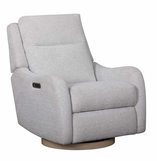 Heritage House Quinn Power Glider Recliner with wood base
