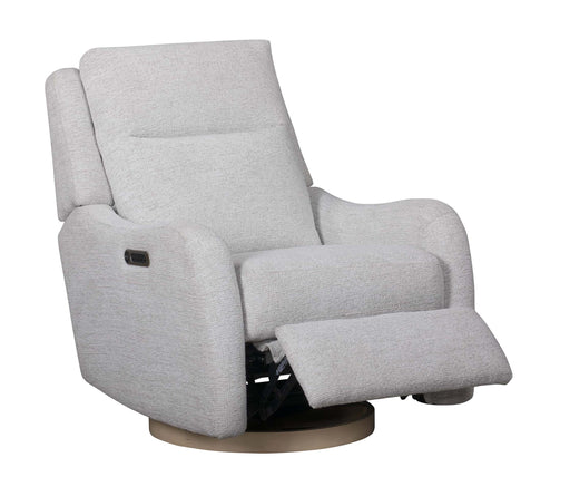 Heritage House Quinn Power Glider Recliner with wood base