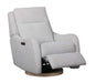 Heritage House Quinn Power Glider Recliner with wood base