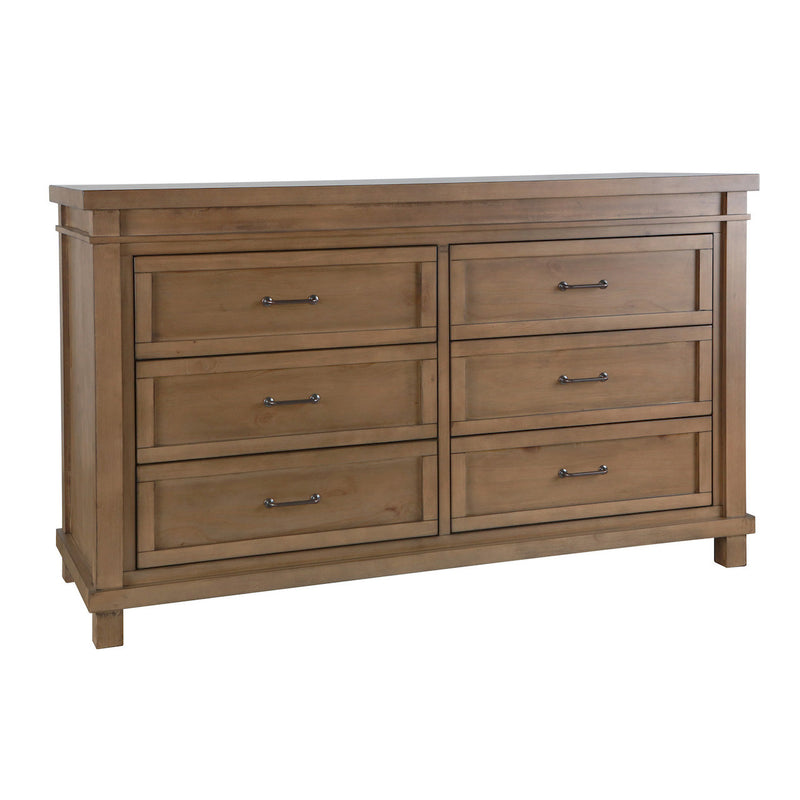 Appleseed Rowan 2 Piece Nursery Set - Flat Convertible Crib + Dresser