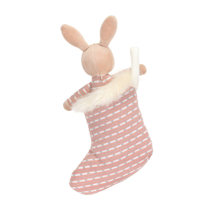 Jellycat Shimmer Stocking Bunny Plush