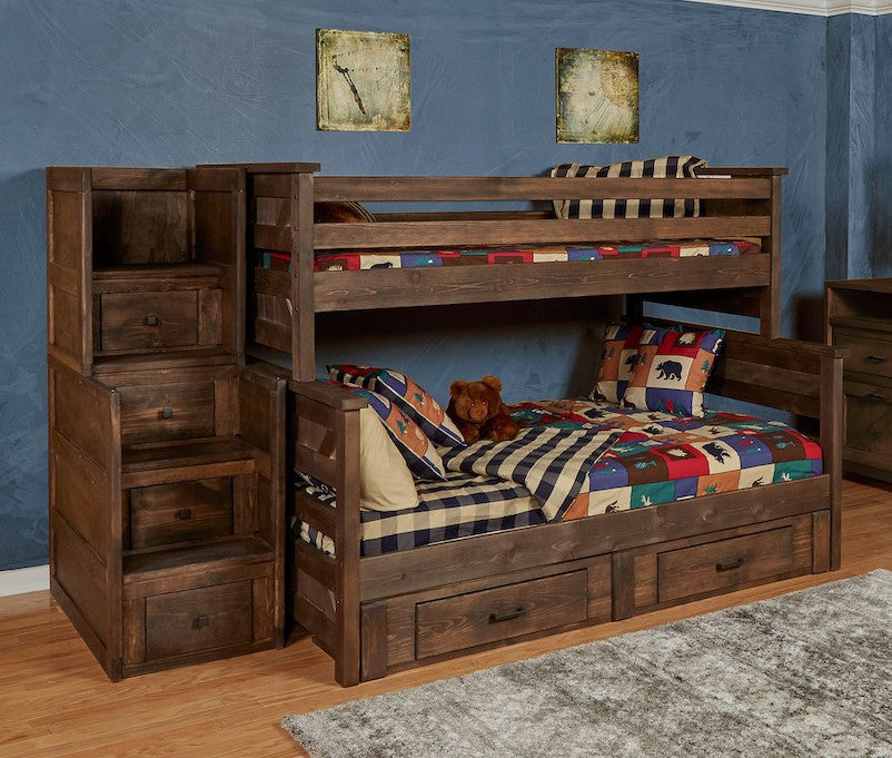 Trendwood Urban Ranch Twin/Twin Staircase Bunk Bed