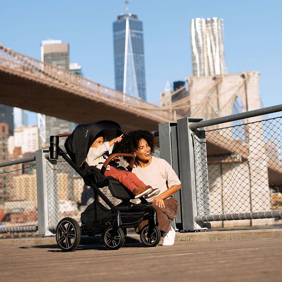 Nuna MIXX Next Stroller in store at Kids N Cribs Brentwood