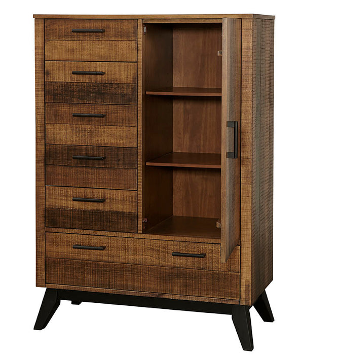 Westwood Urban Rustic Chifforobe, Brushed Wheat
