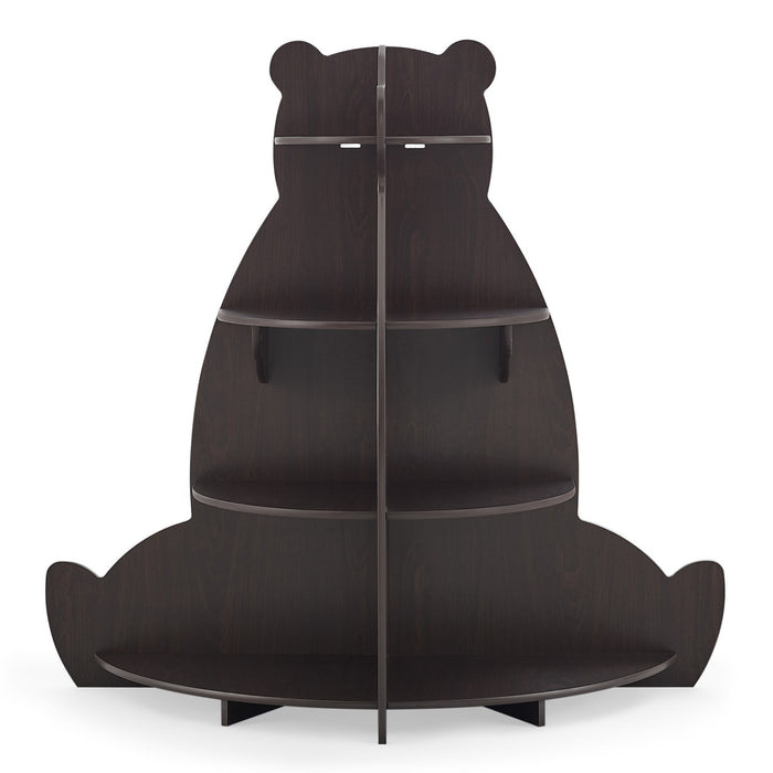 Delta Children Bear Bookcase - Crafted Walnut