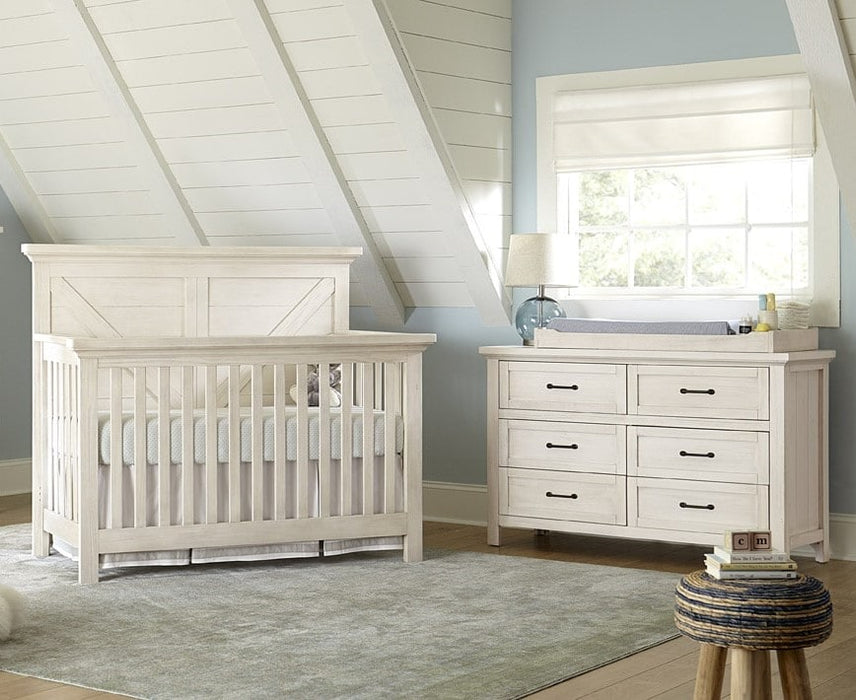 Westwood Westfield 2-Piece Nursery Set – Crib + Double Dresser