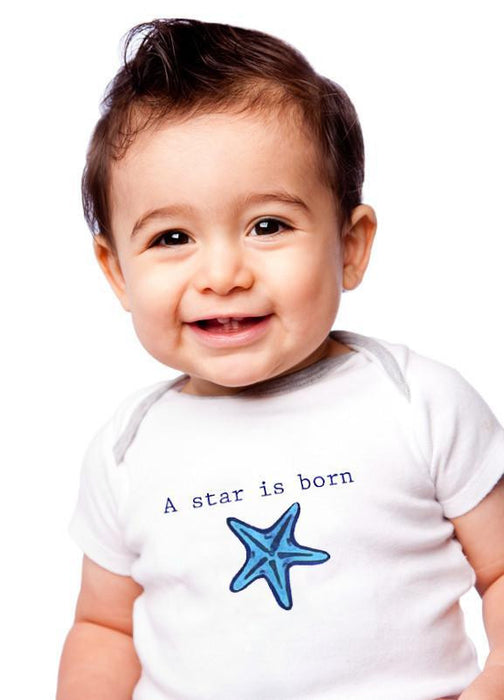 Simply Chickie Organic Cotton Onesie, Starfish