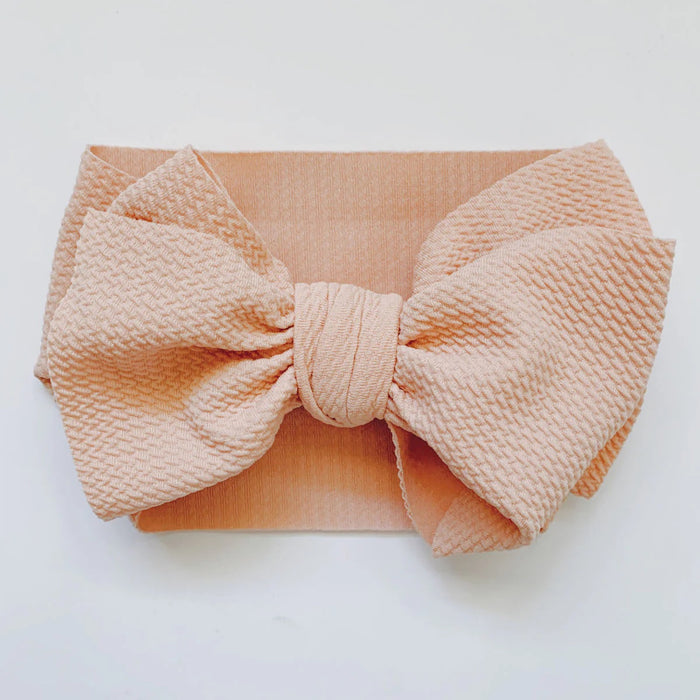 Sugar + Maple Waffle Bow Headwrap