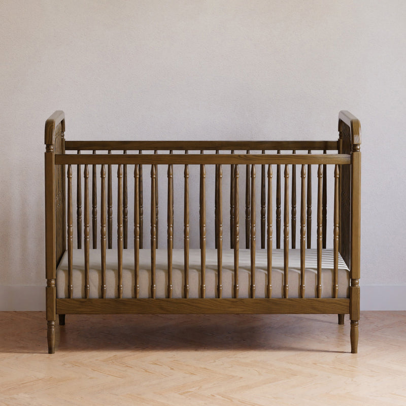 Namesake Liberty 3-in-1 Convertible Spindle Crib with Toddler Bed Conversion Kit