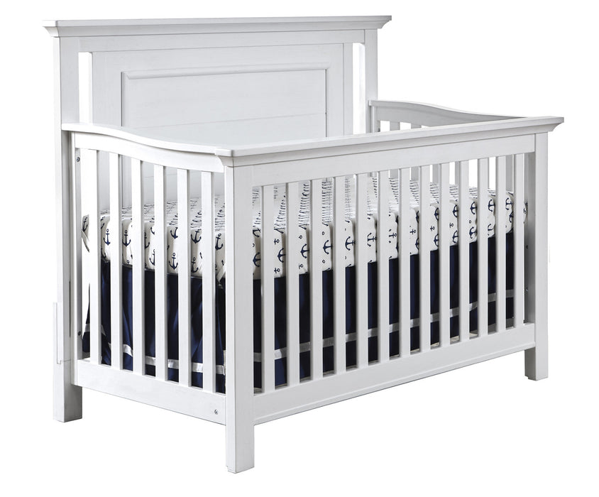 Pali Como Flat Top 3 Piece Nursery Set - Forever Crib + Double Dresser + Door Chest