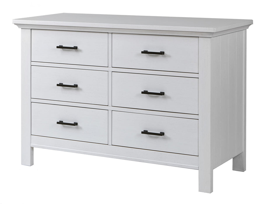 Pali Como Flat Top 3 Piece Nursery Set - Forever Crib + Double Dresser + Door Chest