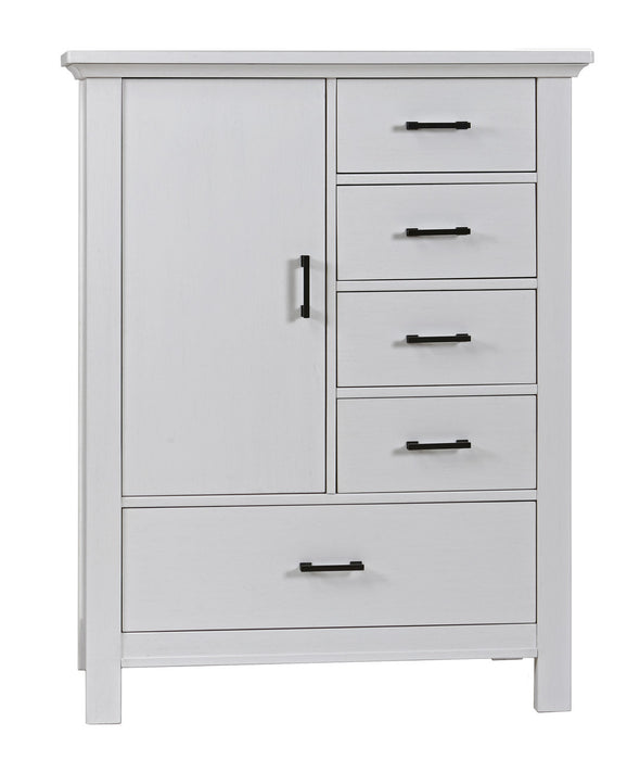 Pali Como Flat Top 3 Piece Nursery Set - Forever Crib + Double Dresser + Door Chest