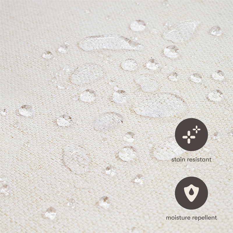 Babyletto Cali Pillowback Chair and a Half Glider in Eco-Performance Fabric | Water Repellent & Stain Resistant