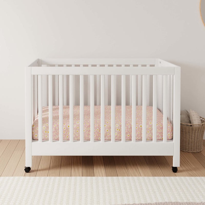 Babyletto Maki Portable Folding Crib with Toddler Bed Conversion Kit