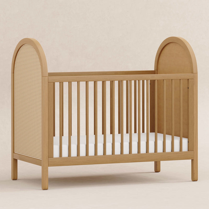 Babyletto Bondi Cane 3-in-1 Convertible Crib with Toddler Bed Conversion Kit