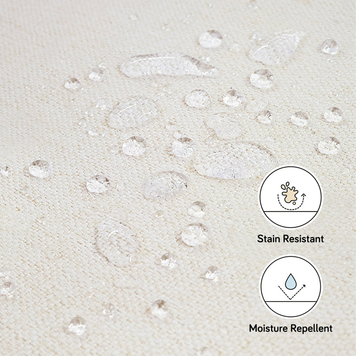 Babyletto Tuba Gliding Ottoman in Eco-Performance Fabric | Water Repellent & Stain Resistant