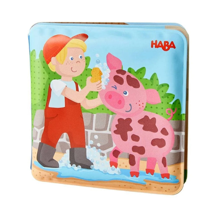 Haba Farm Animal Magic Color Changing Wash Away Bath Book