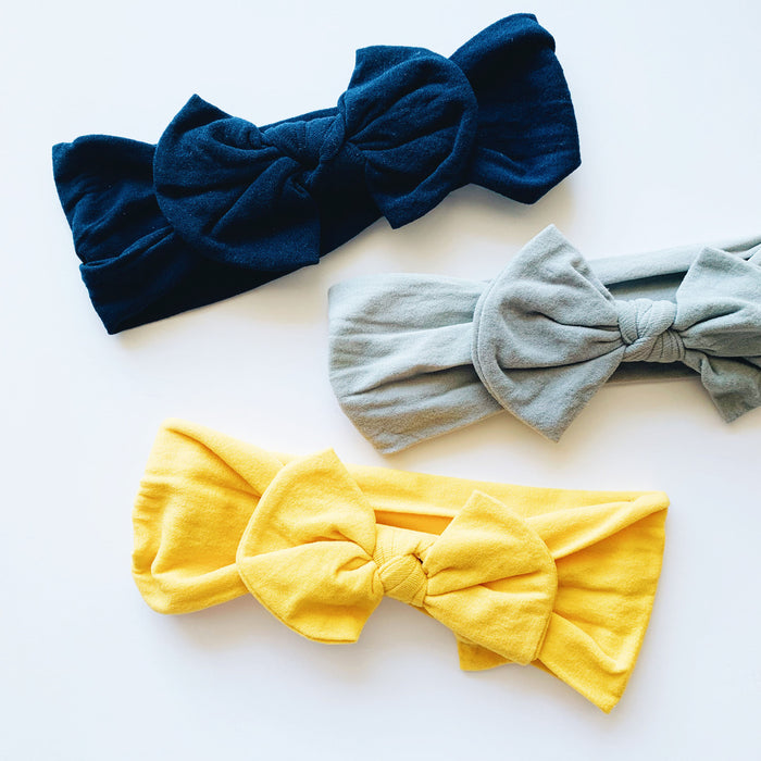 Sugar + Maple Baby Classic Bow Headband
