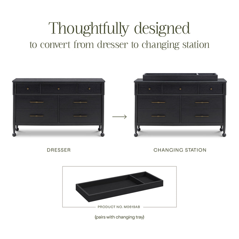 Namesake Alouette 7-Drawer Wide Dresser (56”)