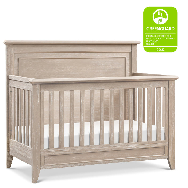 Monogram by Namesake Barrow 4-in-1 Convertible Flat Top Crib – Sandbar