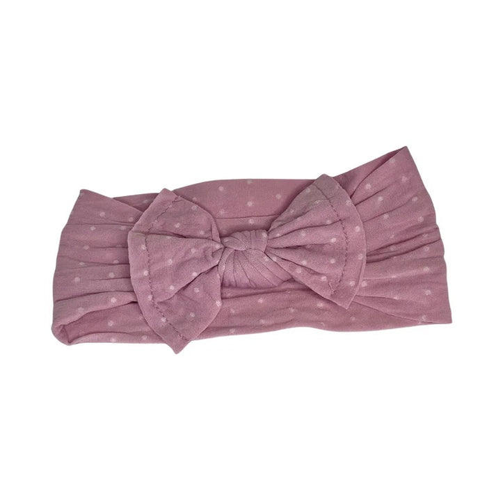 Sugar + Maple Classic Dots Baby Bow Headband