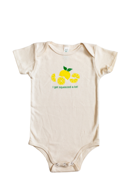 Simply Chickie Organic Cotton Lemon Onesie