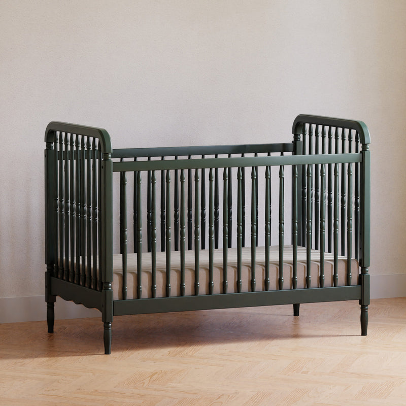 Namesake Liberty 3-in-1 Convertible Spindle Crib with Toddler Bed Conversion Kit