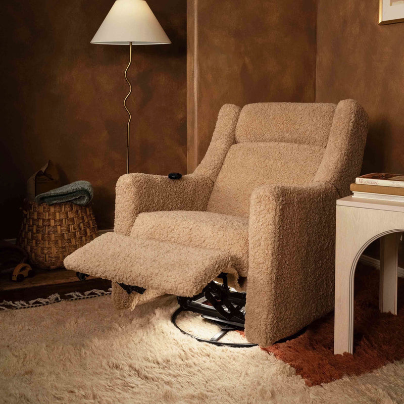 Babyletto Kiwi Deluxe Power Recliner & Swivel Glider with Heat and Massage