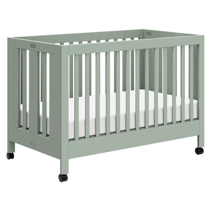 Babyletto Maki Portable Folding Crib with Toddler Bed Conversion Kit