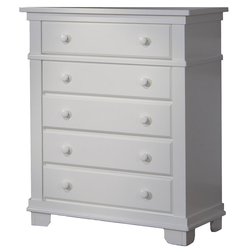 Pali Napoli Flat Top 3 Piece Nursery Set - Forever Crib + Double Dresser + Chest