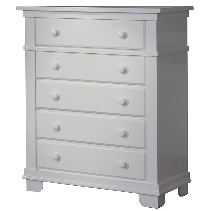 Pali Napoli Flat Top 3 Piece Nursery Set - Forever Crib + Double Dresser + Chest