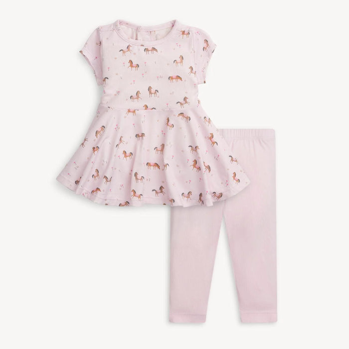 Magnetic Me Purple Rein Modal Magnetic Dress & Legging Set