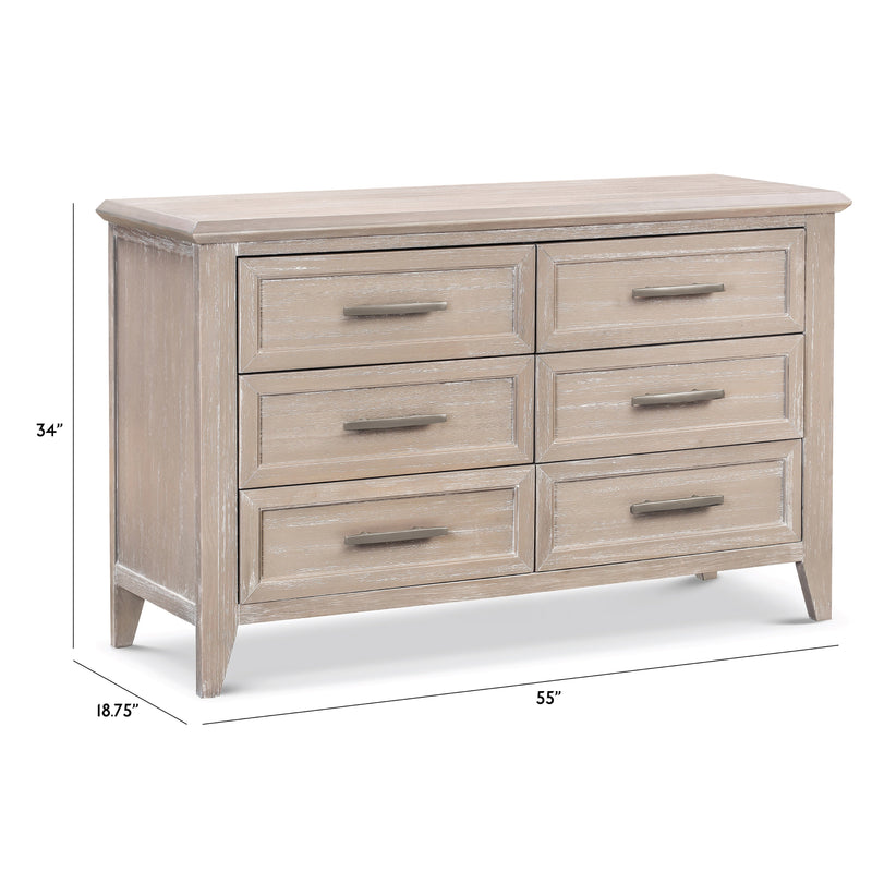 Monogram by Namesake Barrow 6-Drawer Double Dresser – Sandbar
