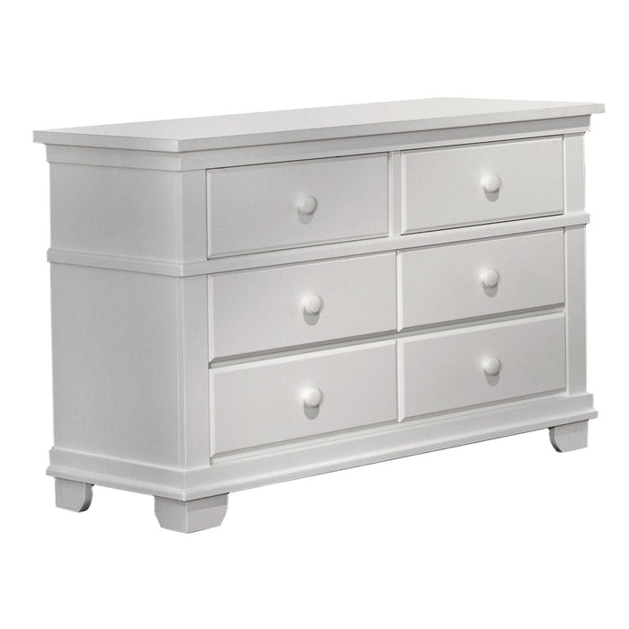 Pali Napoli Flat Top 2 Piece Nursery Set - Forever Crib + Double Dresser