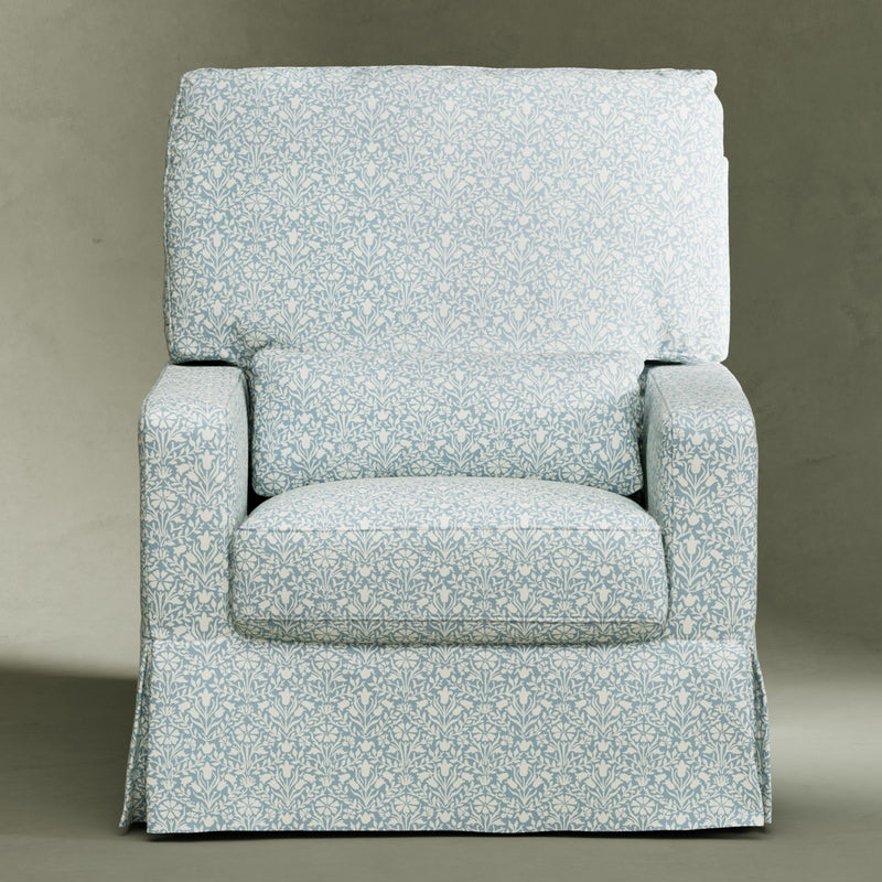 Morris & Co. x Namesake Crawford Pillowback Comfort Swivel Glider