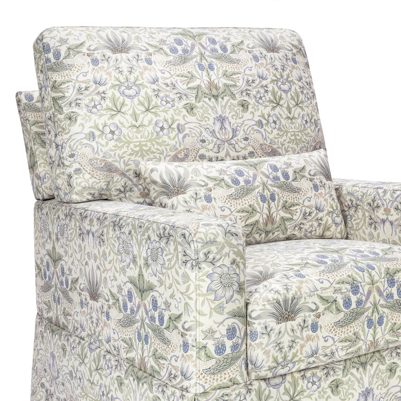 Morris & Co. x Namesake Crawford Pillowback Comfort Swivel Glider
