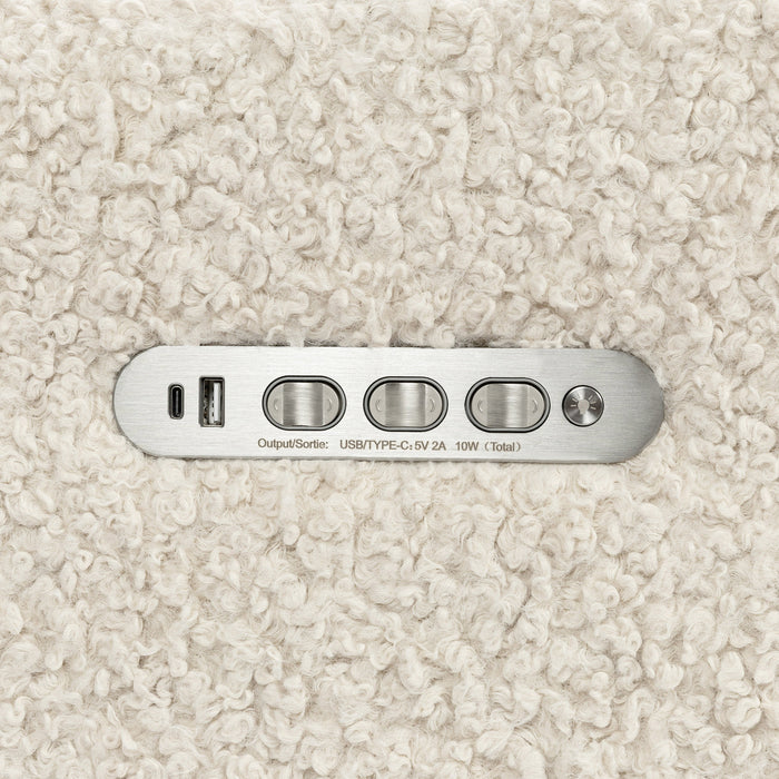 Babyletto Sigi Pro Power Recliner & Swivel Glider with Power Adjustable Headrest and Lumbar Support